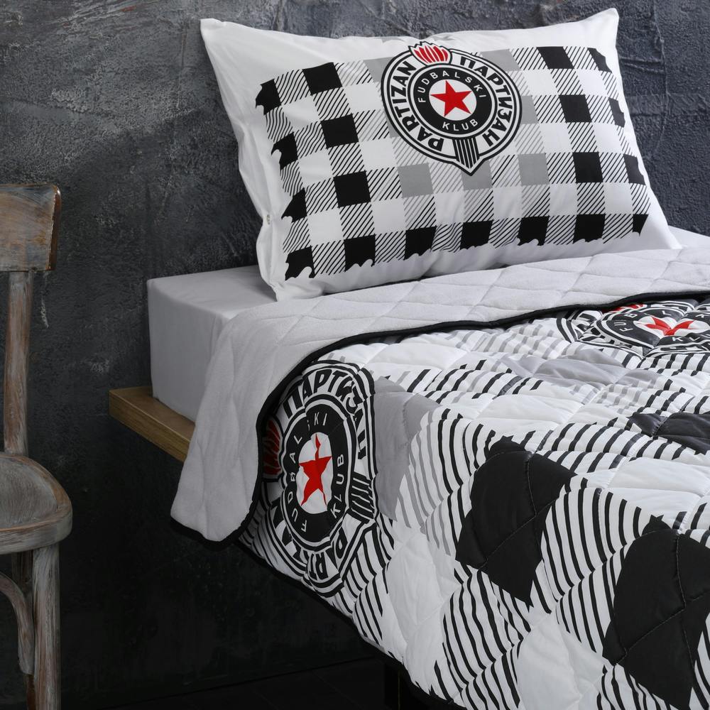 Prekrivač sa poklon jastučnicom Partizan